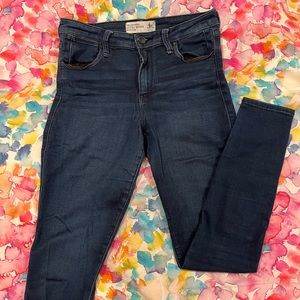 Abercrombie & Fitch ultra skinny high rise jeans size 27(4)
